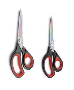 LIVINGO 6'' Professional Forged Fabric Scissors, Precision Tailor Small  Scissors Heavy Duty, Sharp Stainless steel Sewing