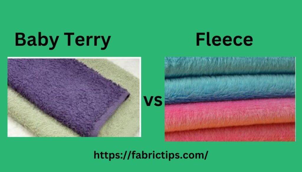 baby terry vs fleece