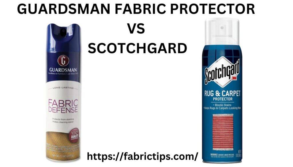 guardsman fabric protector vs scotchgard