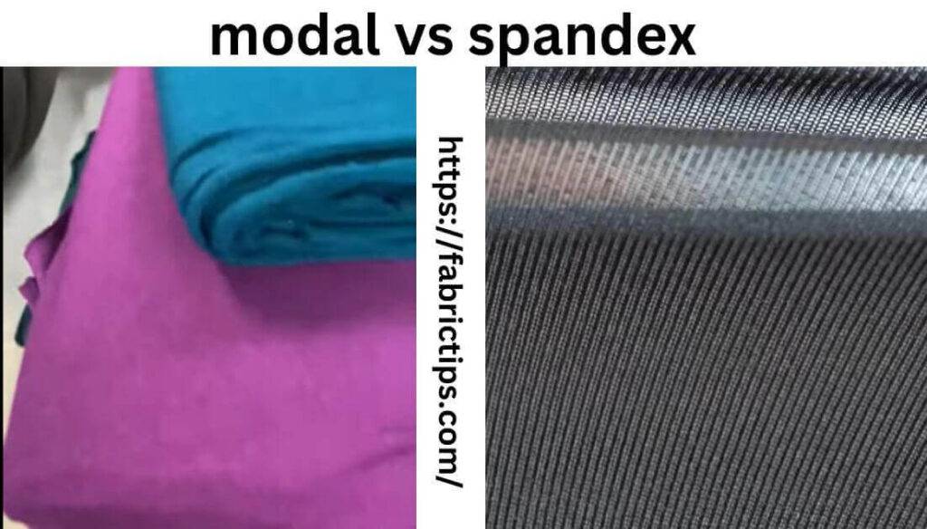 modal vs spandex