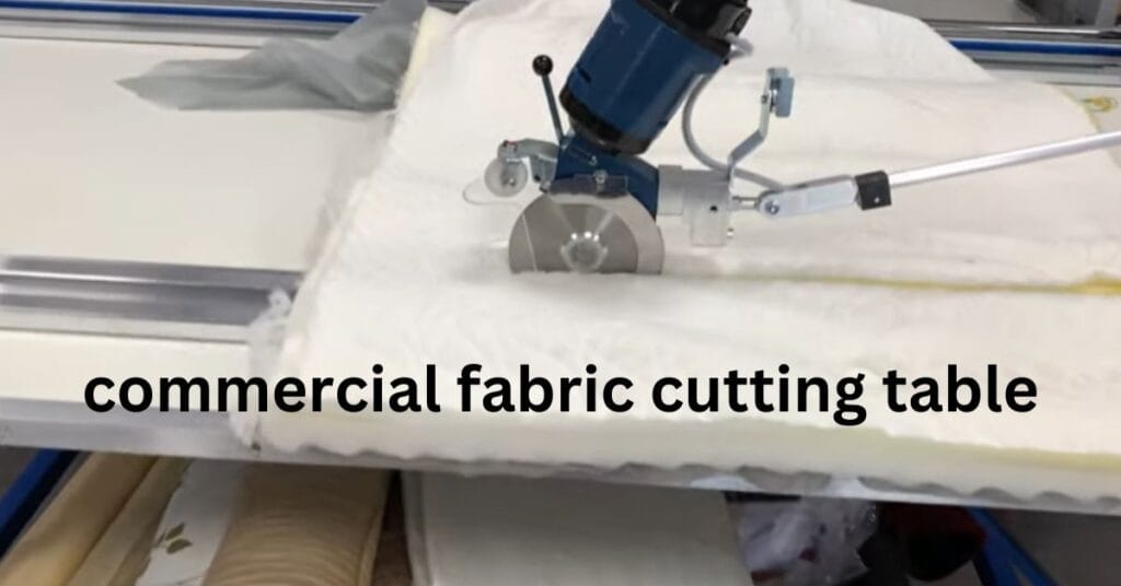 commercial fabric cutting table