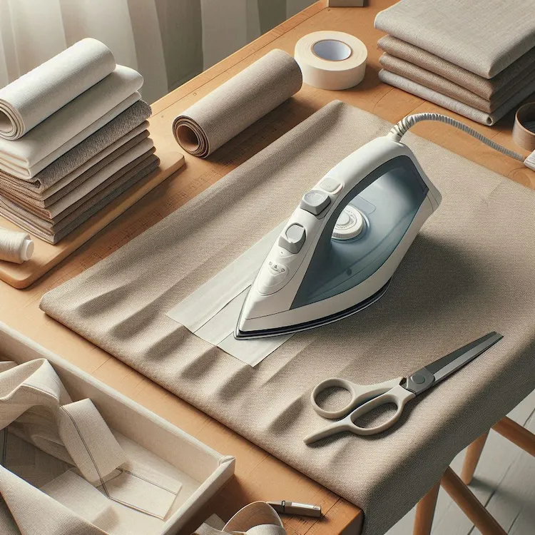 how to use hemming tape for no sew fabric repairs